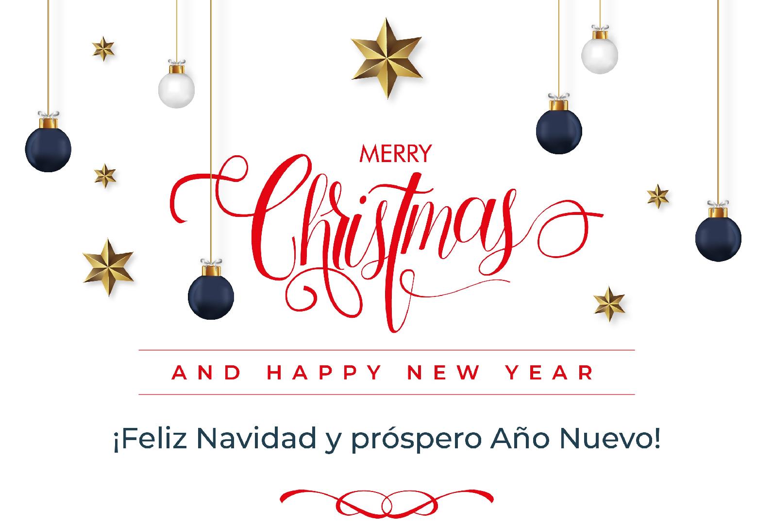 Merry Christmas and Happy New Year! Prosperous 2022!